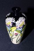 Moorcroft Pottery trefoil vase