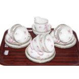 Shelley twenty piece floral tea service