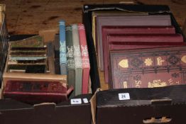 Two boxes of 19th and 20th Century books