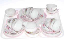 Shelley thirty-six piece 'Floral Sprays' tea service, pattern no.