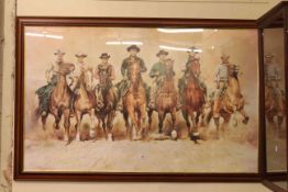 Large framed Magnificent Seven print