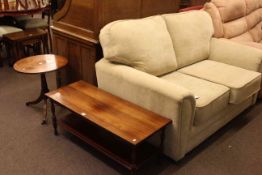 Convertible bed settee,
