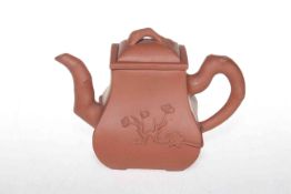 Chinese red ware teapot