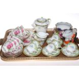 Aynsley coffee set, part tea set,