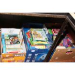 Three boxes of books including children's