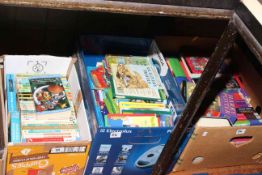 Three boxes of books including children's