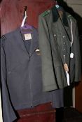 WWII German Officers tunic and RAF uniform