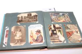 Album of mainly early 20th Century postcards