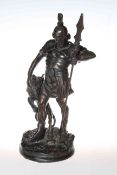 Bronze gladiator figure