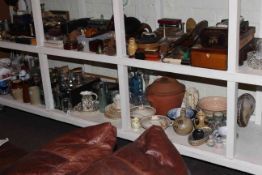 Burleigh dinnerware, Studio pottery, glass storage jars, decanters,