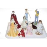 Collection of eight Royal Doulton,