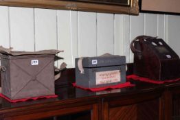 Military Morse Code machine, cased Astro compass MKII and Bakelite cased bubble sextant MK.1X.