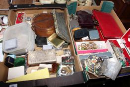 Large collection of jewellery in two boxes