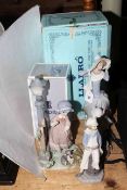 Four Lladro figures