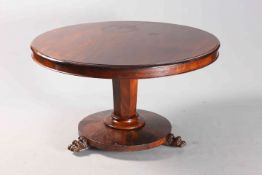 AN EARLY VICTORIAN MAHOGANY BREAKFAST TABLE,