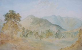 JOHN BAVERSTOCK KNIGHT (1788-1859), VIEW IN THE LAKE DISTRICT (PROBABLY GRASMERE),