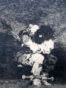 FRANCISCO GOYA (SPANISH, 1746-1828), THE LITTLE PRISONER, restrike etching, c.1867, pub.