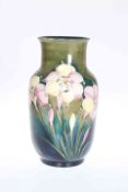 A MOORCROFT VASE IN THE AFRICAN LILY PATTERN,