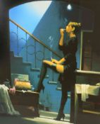 JACK VETTRIANO, DANCER FOR MONEY, signed and numbered 221/275, print, framed.