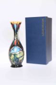 A MOORCROFT "VALE OF AIRE" VASE, DESIGNED BY EMMA BOSSONS, limited edition no.