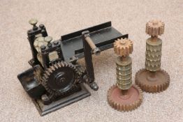 A VINTAGE MECHANICAL SWEET MAKING MACHINE BY T.