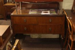 Early 20th Century mahogany three drawer dressing table