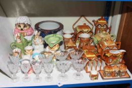 Assorted Cottage Ware, jardiniere,