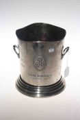 Louis Roderer silver plated ice bucket