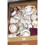 Box of china, teaware,