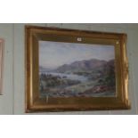 Ralph Morley, Skiddaw and Derwentwater, watercolour, signed lower left, 49cm x 73cm,