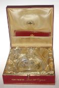 Boxed Baccarat crystal Remy Martin Cognac decanter
