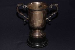 Silver two-handled trophy cup, Sheffield 1936, 28oz.