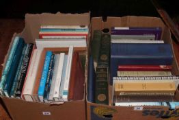 Books: Two boxes of forty books of mostly Yorkshire interest including Sykes of Sledmere,