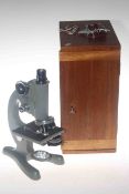 Boxed microscope by Beck,