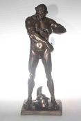 Bronze effect figure of a Gladiator