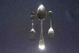 Peter and William Bateman bright cut tablespoon,