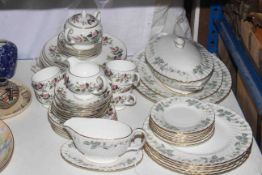 Wedgwood 'Hathaway Rose' and Minton 'Greenwich' dinner ware