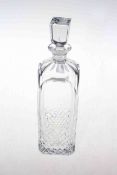 Kosta Boda crystal decanter and stopper