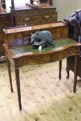 Jaycee reproduction mahogany Carlton House style desk,