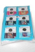 Thirty London 2012 Olympic 50p uncirculated coin and stamp sets