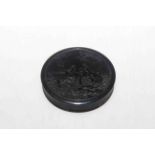 Tally Ho relief moulded circular box