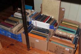 Books: Five boxes of mostly North Country topographical and historical interest