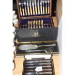 Canteen of fish cutlery,