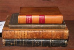 Books: Four volumes, Leigh's Guide to the Lakes, British Traveller,