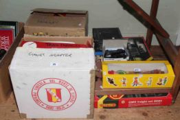 Hornby train set and accessories, Pelham puppet,