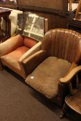 Edwardian armchair, 1930's tub chair,