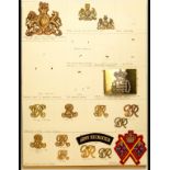 Lot 48 (P-33), Card 156) Staff and General Service Insignia A General's OSD cap badge, OSD and