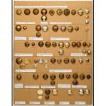 Buttons of Cavalry Regiments A card showing examples from most regiments from Royal Dragoons to 21st