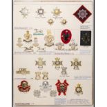 Insignia of British Cavalry Regiments post-1992 Cap and collar-badges of regiments formed by