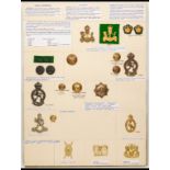 Insignia of Ugandan, Tanzanian, Zambian and Malawi Military Forces A card of Uganda colonial